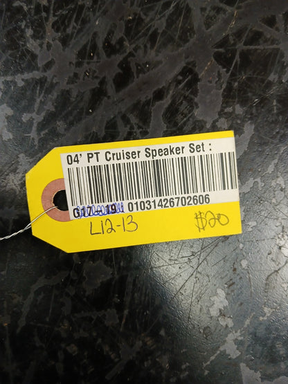 2004 Chrysler PT. Cruiser Oval Audio Sound Speaker Set of 2 w/ Covers