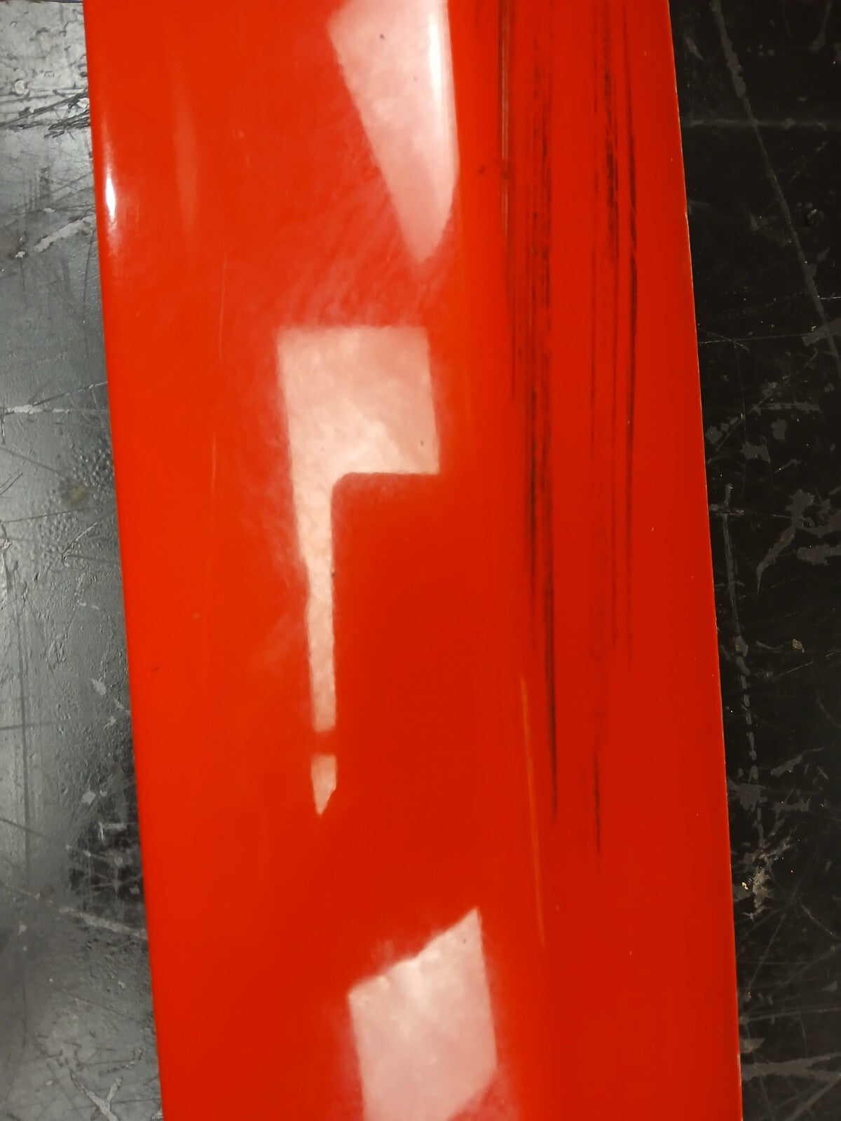 2007 Dodge Charger Passenger RH Side Skirt Rocker Panel Molding Red