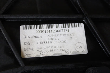 11-14 Audi A8L Rear Seat Center Console Armrest Cupholder Assembly 4H0 885 076 L