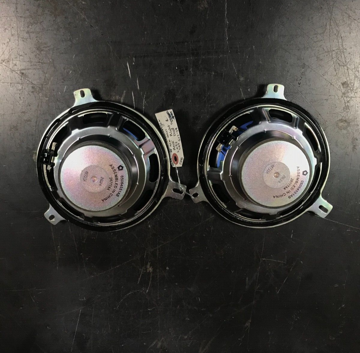 09-25 Dodge Jeep Chrysler Ram SRT Rear 6.5in Door Audio Speakers Set