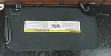 2015-2019 Dodge Charger Passenger RH Side Black Extendable Slider Sun Visor OEM