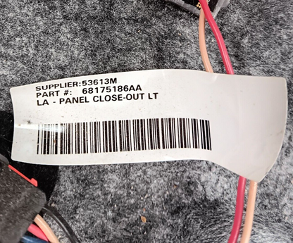 15-16 Dodge Challenger Driver LH Side Instrument Panel Closeout Panel 68175186aa