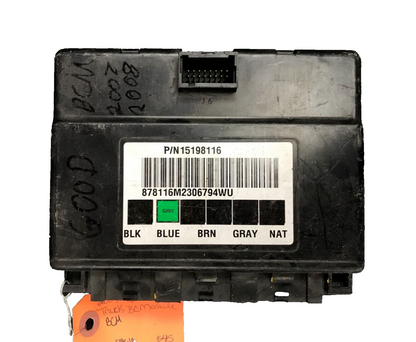 2003-2007 GMC/Chevy/Tahoe/Yukon/Silverado BCM Body Control Module 15198116