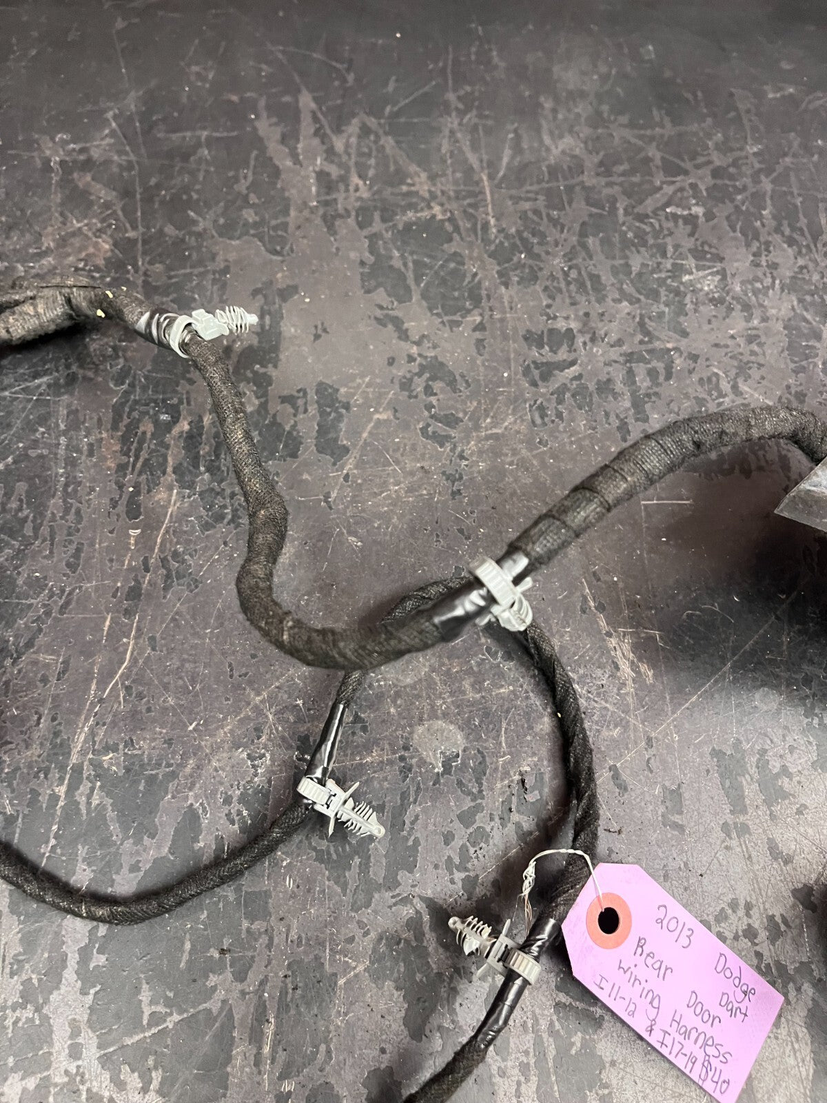 2013 Dodge Dart Rear Door Wire Wiring Harness Assembly OEM 68197731AA