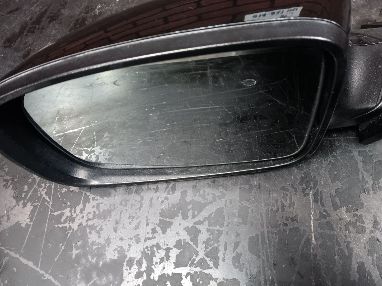 2011-2014 Dodge Charger Driver Left Hand Side Door Mirror Black SCRATCHES