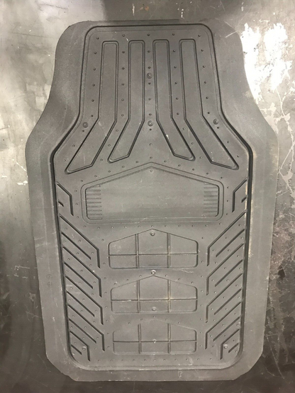 2008-2010 Dodge Challenger SRT Plasticolor Black Rubber Floor Mat Set of 4