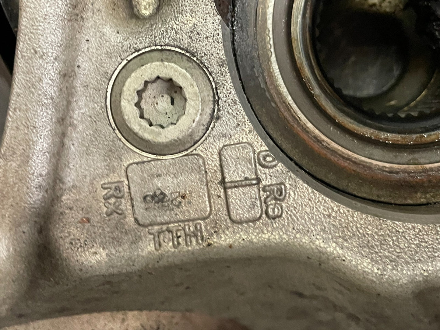 2011-2018 Audi S8 A8 Quattro 4H 4H0505431D OEM Rear Left Spindle Bearing Holder