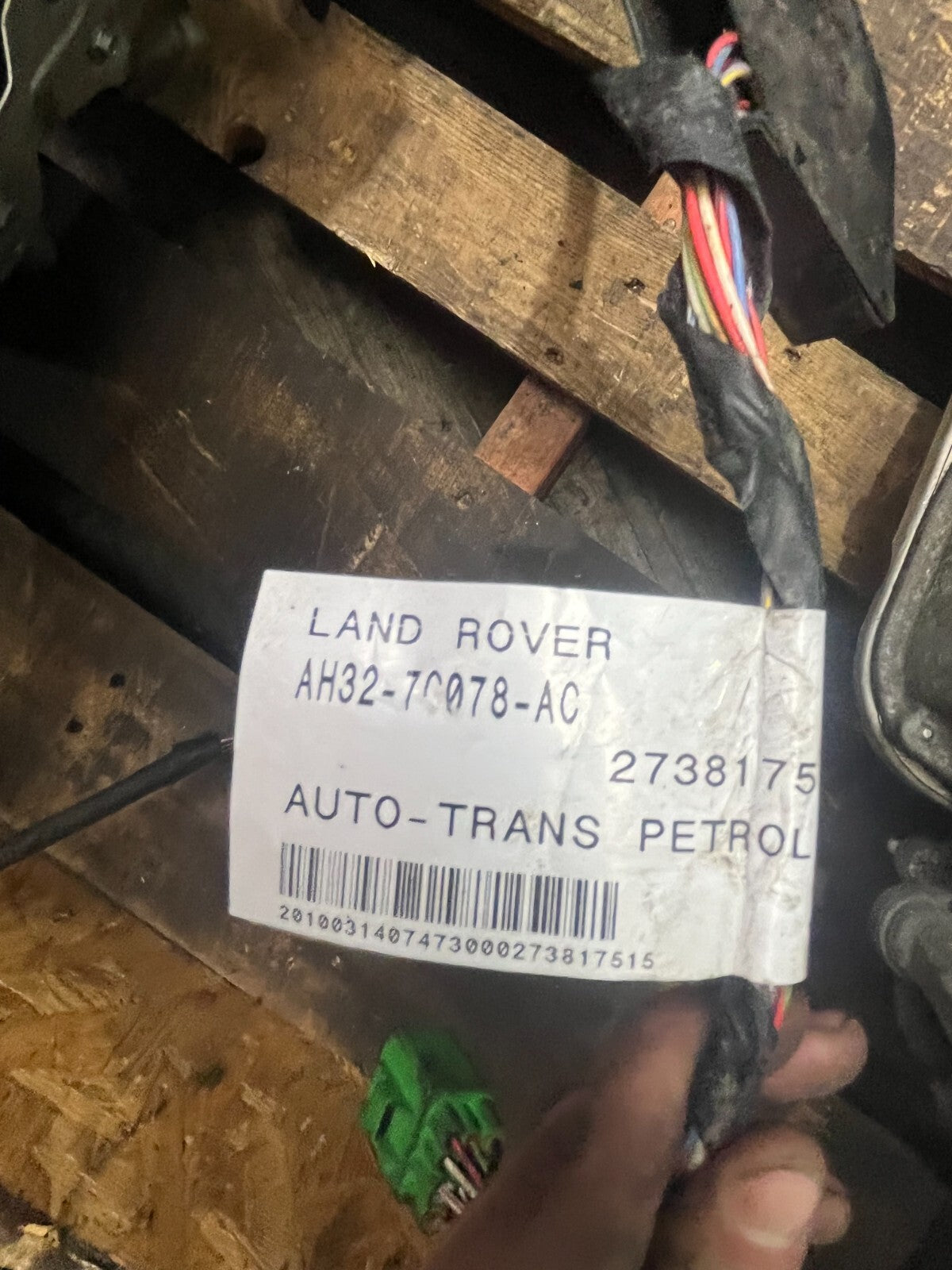 10-12 RANGE ROVER HSE 5.0L AUTOMATIC TRANSMISSION 6HP-28 OEM AH42-7000-AH UNKOWN