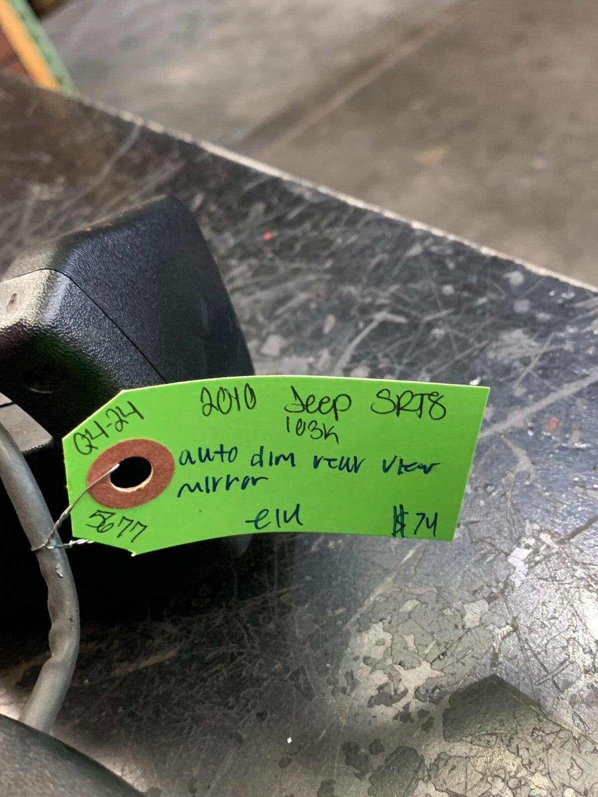 2008-2010 Jeep Grand Cherokee Mopar Auto Dim Rear View Mirror 55079778ad-