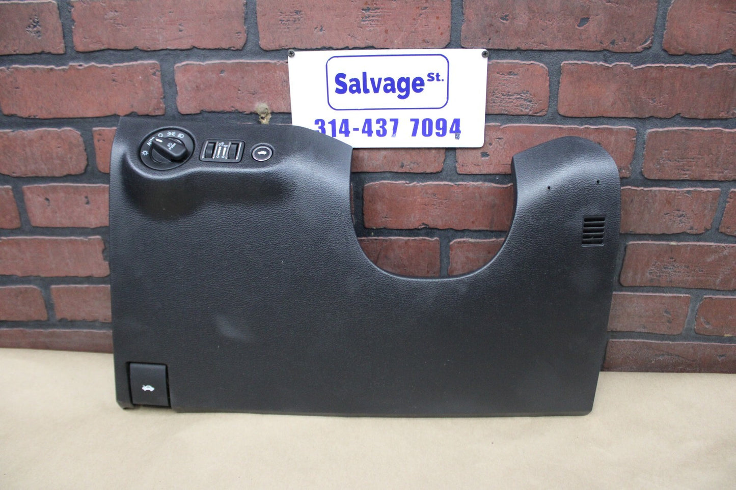 2015-2023 CHALLENGER STEERING COLUMN BOTTOM KNEE COVER TRIM PANEL HEADLIGHT OEM