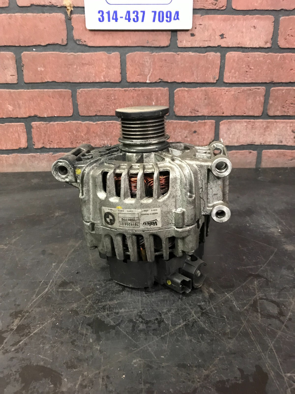 2002-2007 Mini Cooper Valeo Alternator 7619254-01 V7 615484 80-04