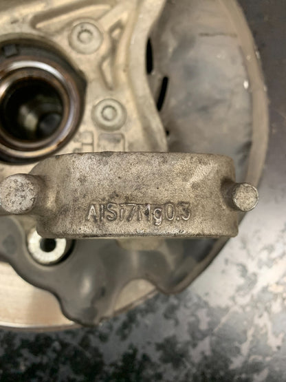 2012-2018 AUDI A8 RWD RIGHT PASS REAR LOWER SUSPENSION KNUCKLE AND CONTROL ARM