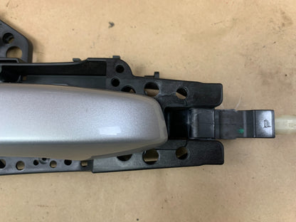 2012-18 Audi S7 Rear Driver LH Side Silver Door Handle w Release Cable 4H0837885