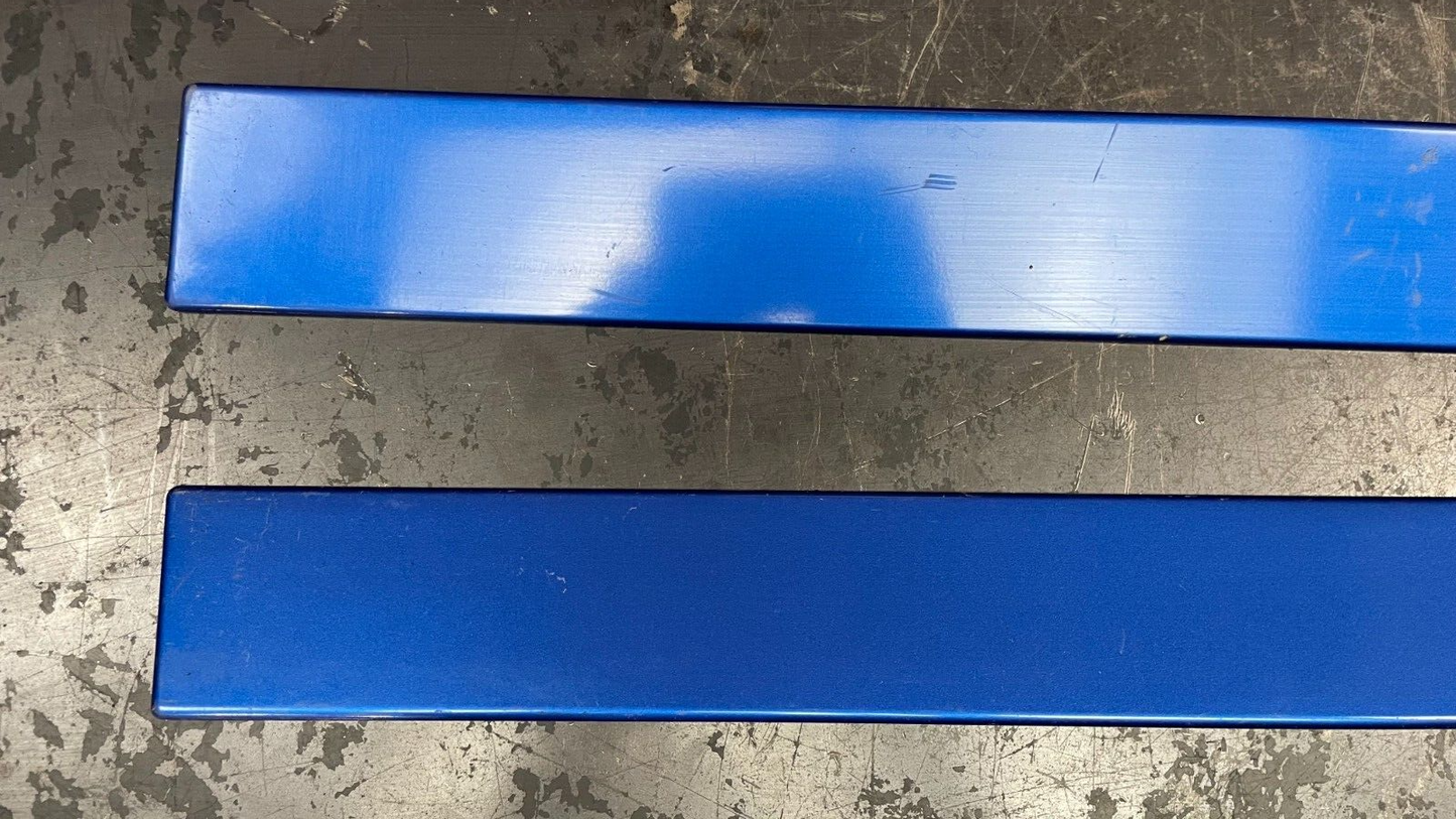 2003-2005 Dodge Neon SRT-4 Rear L+R Lower Door Trim Molding Applique Pair Blue