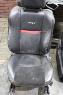 2008-2014 DODGE CHALLENGER SRT8 COMPLETE INTERIOR SEAT SET BLACK LEATHER SUEDE