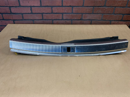 12-18 Audi A7 Lift-Gate Trunk Scuff Trim Plate Black Genuine OEM 4G8863471A4PK