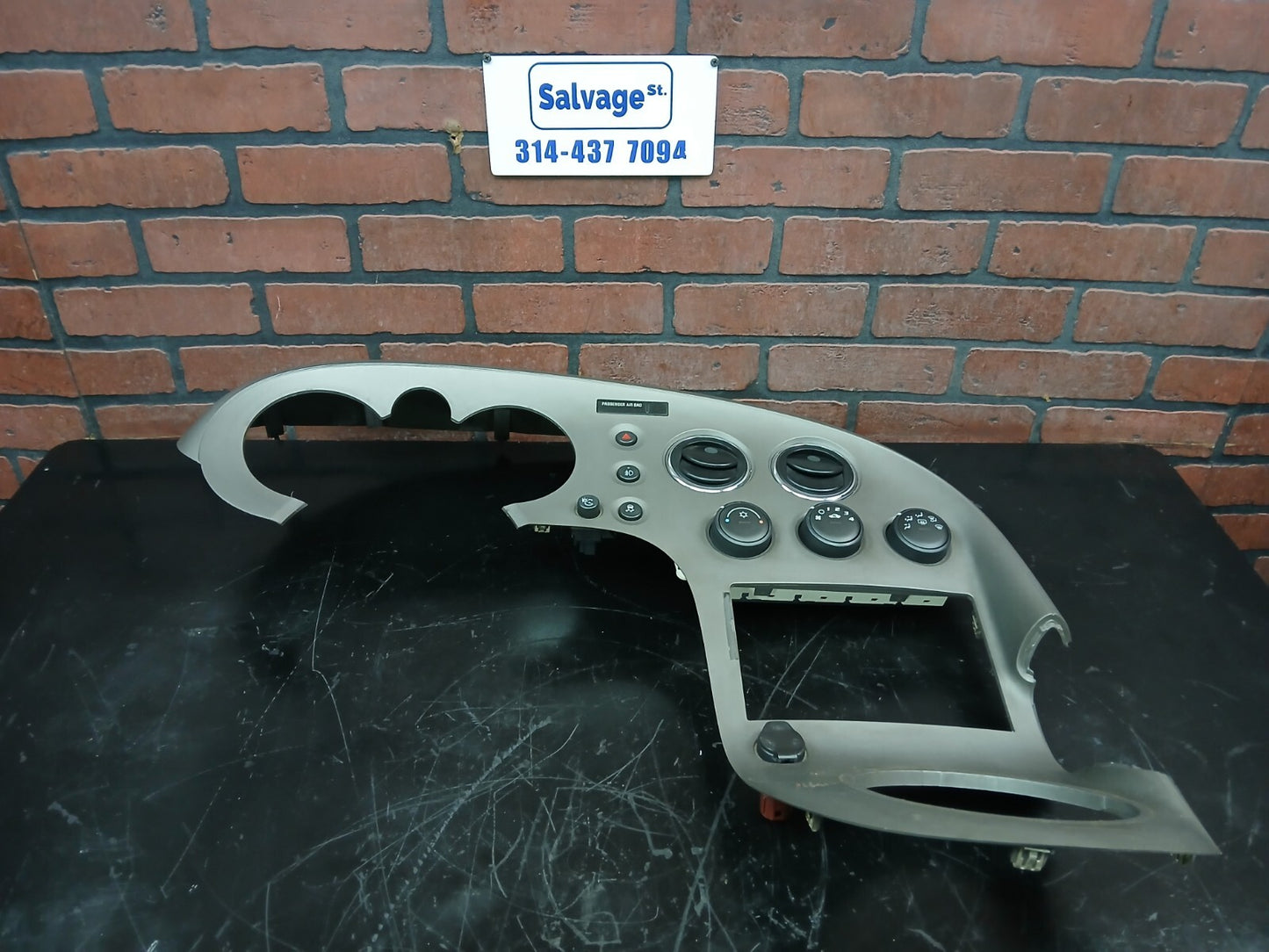 2006-2009 Pontiac Solstice Dash Instrument Cluster Trim Bezel w/ Climate Control