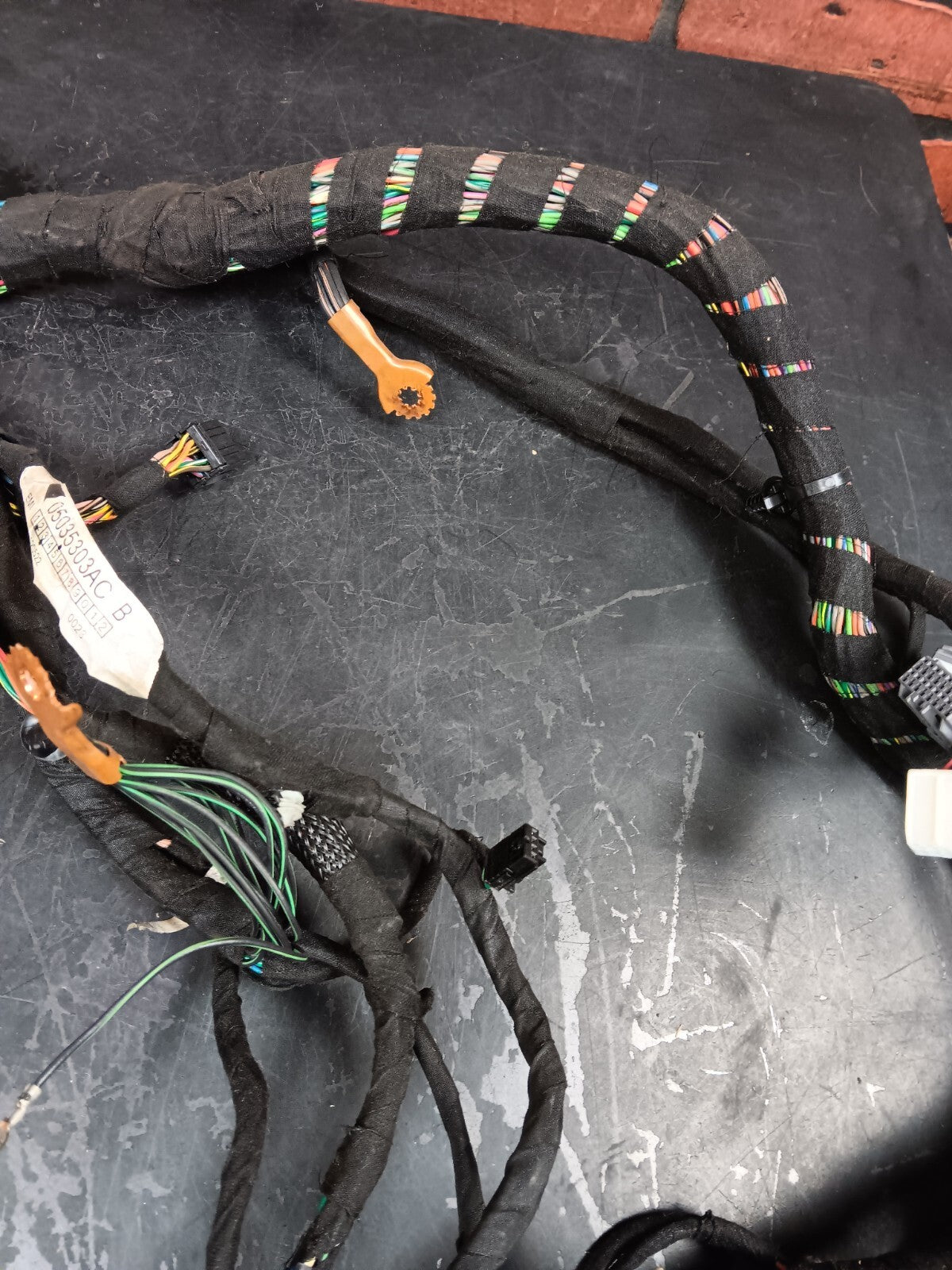 2012 Dodge Challenger Dash Instrument Panel Wiring Wire Harness 05035303AC