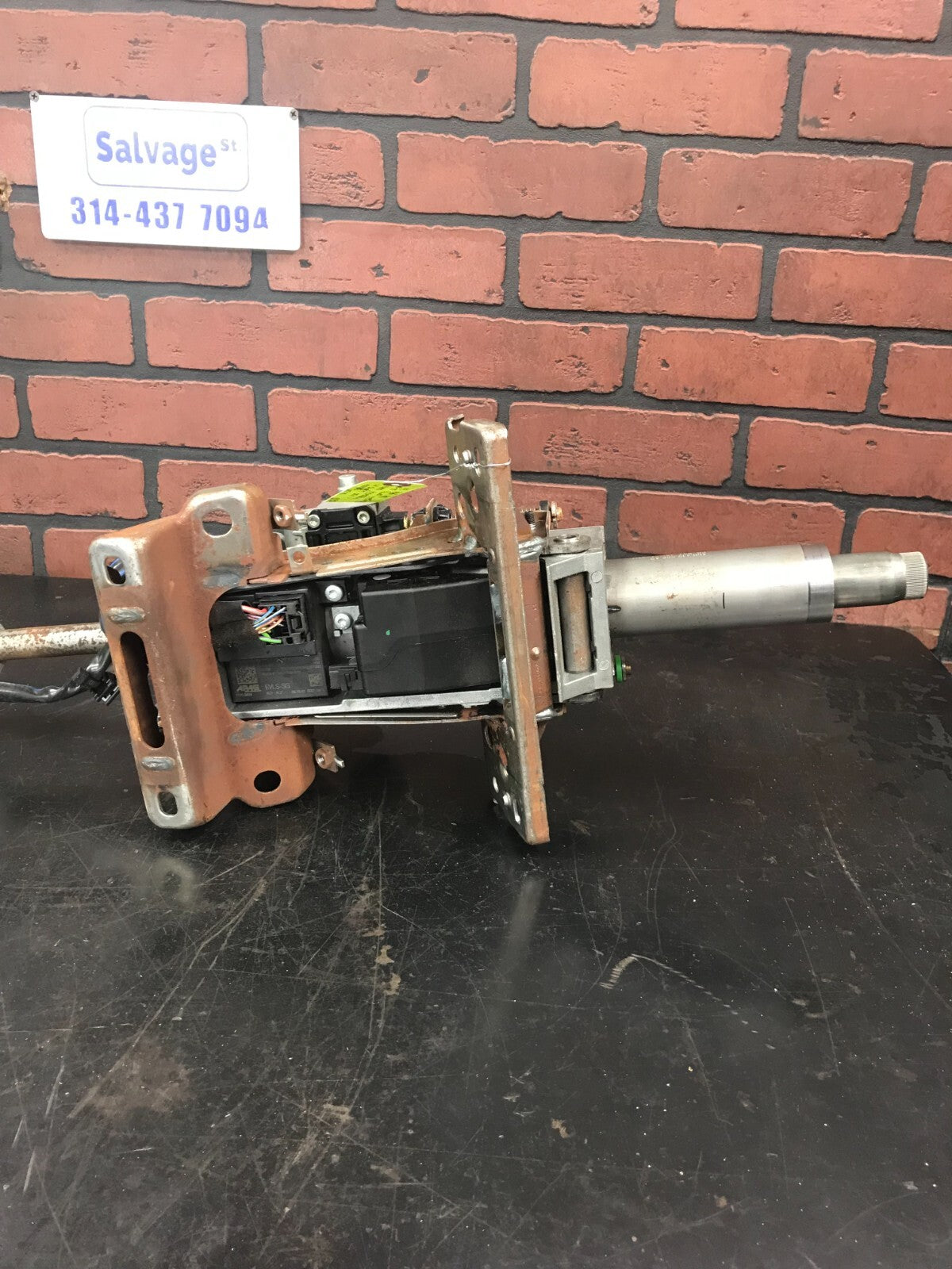 2010-2018 Audi A8 Power Steering Column Assembly W Shaft and Modules 4H0419506AD