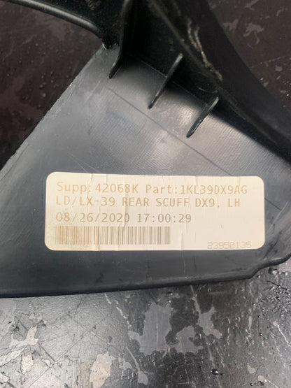 2011-2020 DODGE CHARGER LEFT REAR DOOR SILL SCUFF PLATE PANEL OEM 1KL39TRMAA