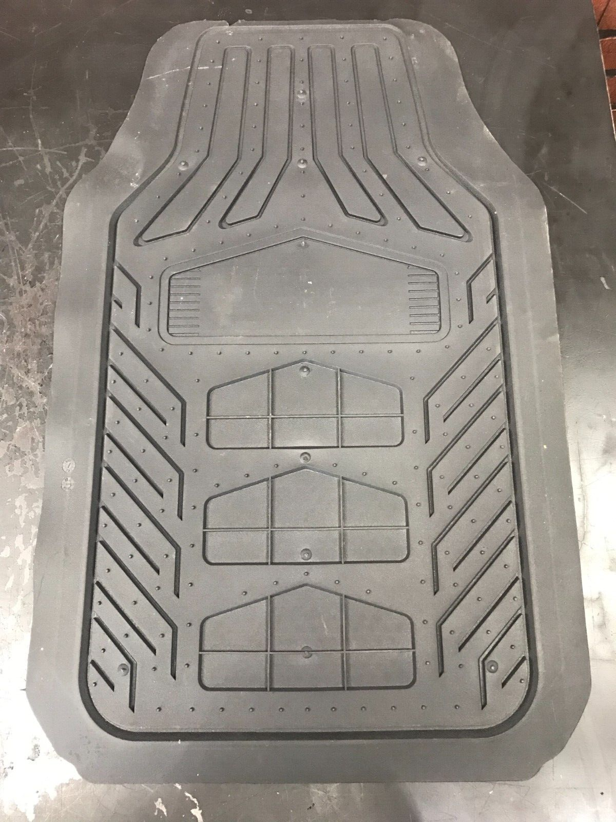 2008-2010 Dodge Challenger SRT Plasticolor Black Rubber Floor Mat Set of 4