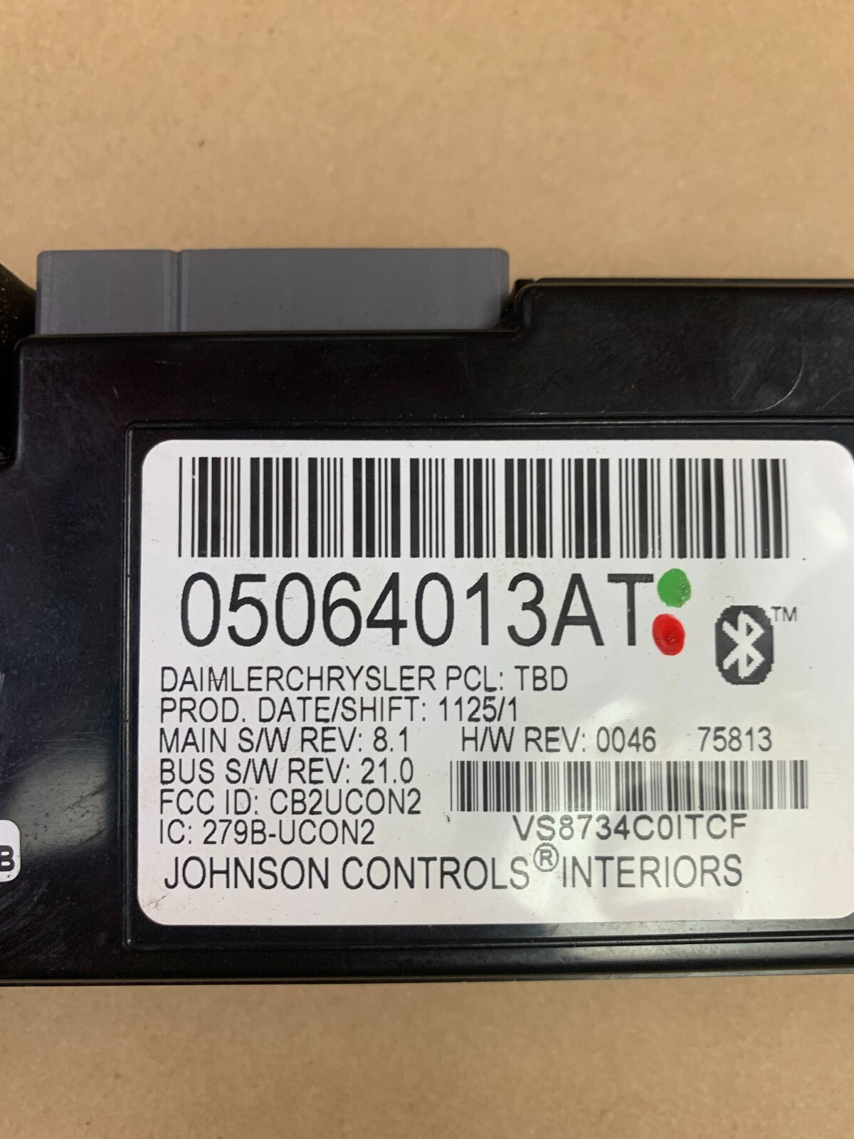 2006 Chrysler 300 SRT Bluetooth Telematic Module OEM 5064013AT