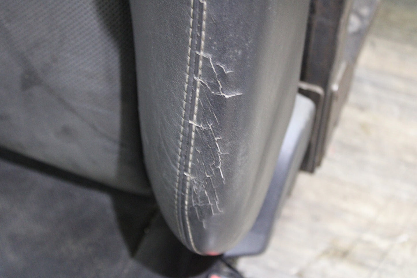 2008-2014 DODGE CHALLENGER SRT8 COMPLETE INTERIOR SEAT SET BLACK LEATHER SUEDE