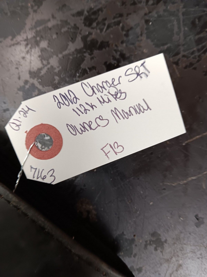 2013 Dodge Charger SRT8 Paper and CD Owners Manual Guide w/ Black Case