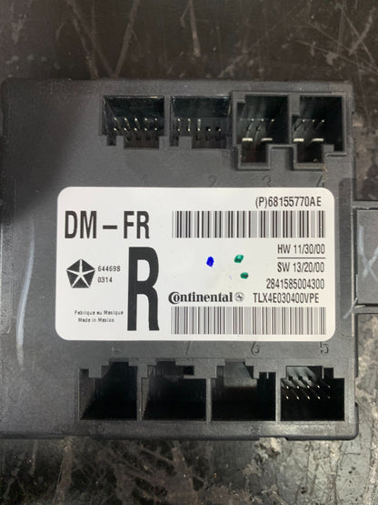 2011-2014 Dodge Ram Chrysler OEM Passenger Right Door Control Module 68155770AD