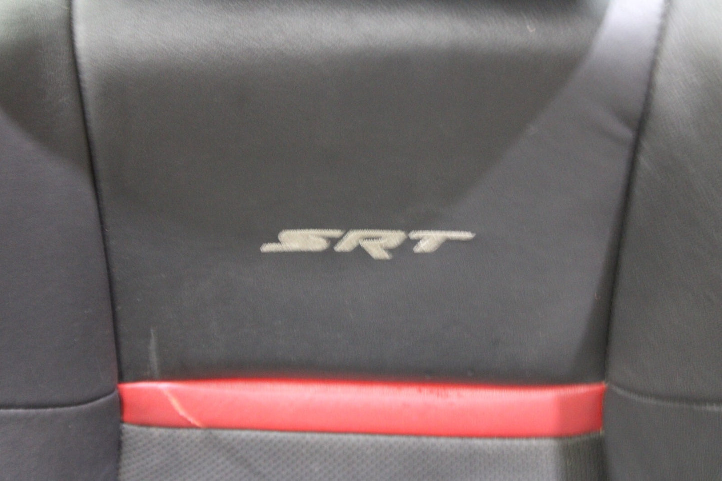 2008-2014 DODGE CHALLENGER SRT8 COMPLETE INTERIOR SEAT SET BLACK LEATHER SUEDE
