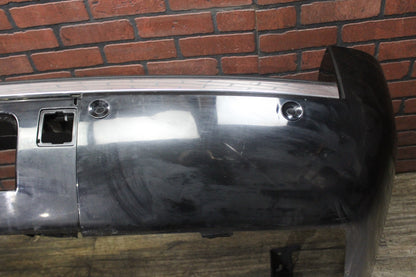 07-14 Cadillac Escalade Platinum Rear Bumper Cover Assembly Black Park Assist