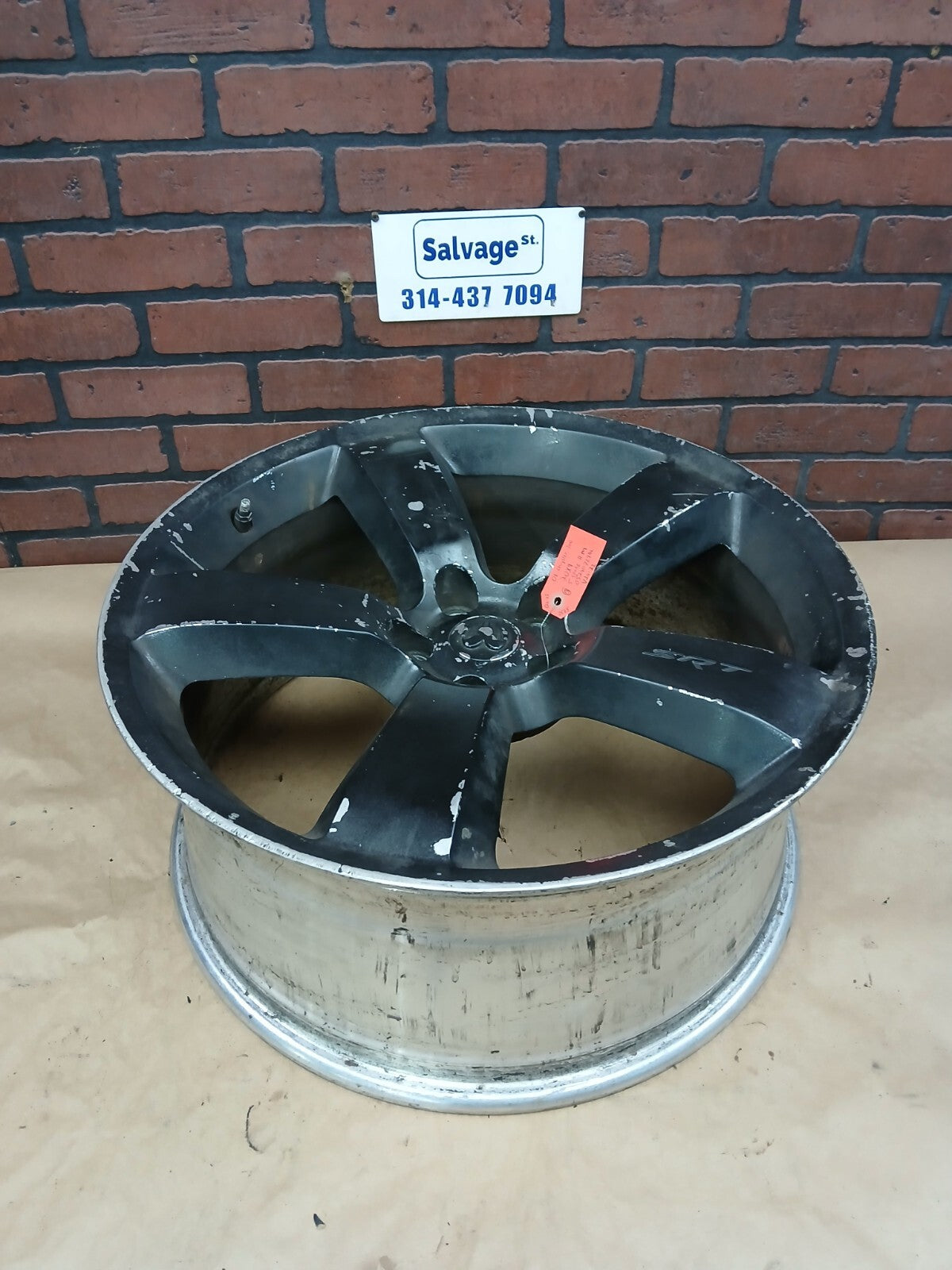 06-08 Dodge Charger Magnum SRT OEM Wheel Rim 20x9 20" 5 Spoke 05290727AC