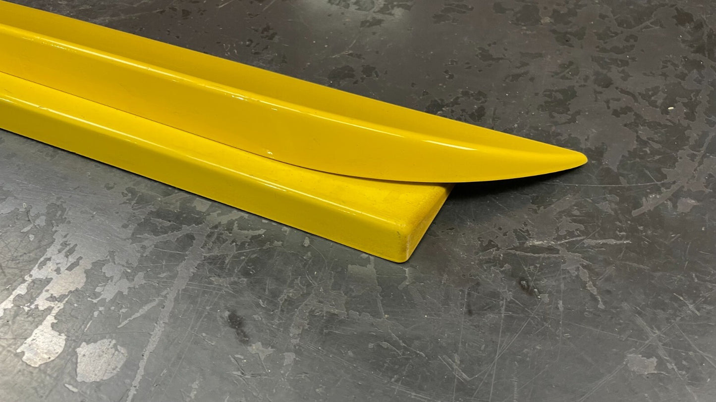 2003-2005 Dodge Neon SRT-4 Rear L+R Lower Door Trim Molding Applique Pair Yellow