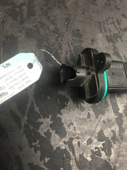 2012 Chevrolet Sonic LT Mass Air Flow Sensor (MAF) 0280218268