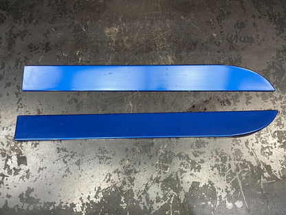2003-2005 Dodge Neon SRT-4 Rear L+R Lower Door Trim Molding Applique Pair Blue