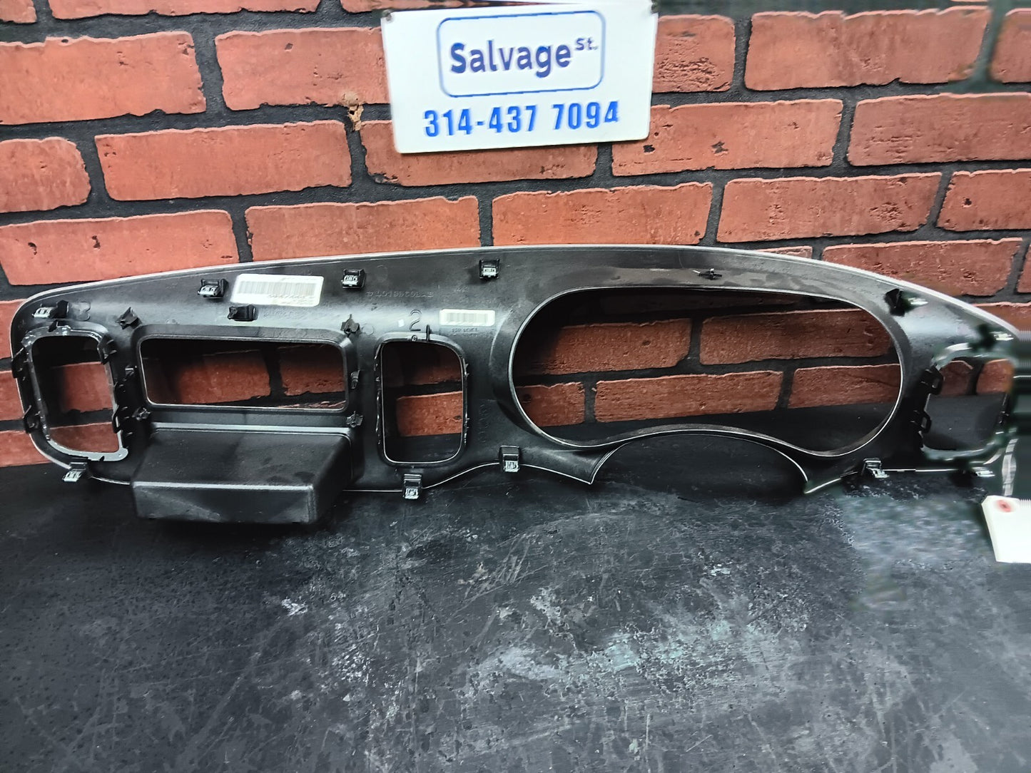 2012-2014 Dodge Charger Dash Instrument Cluster Panel Trim Bezel 1190415xssae