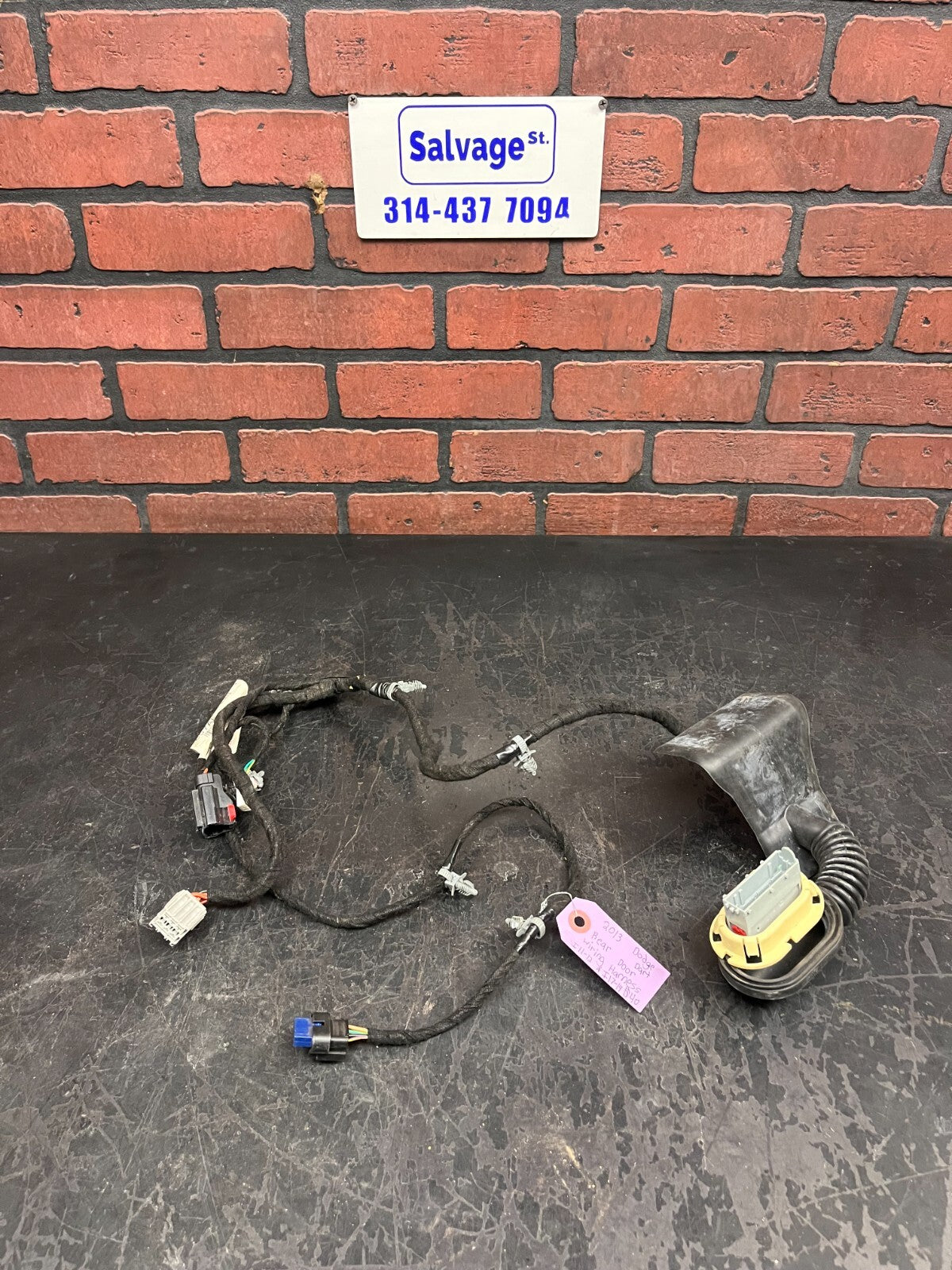 2013 Dodge Dart Rear Door Wire Wiring Harness Assembly OEM 68197731AA