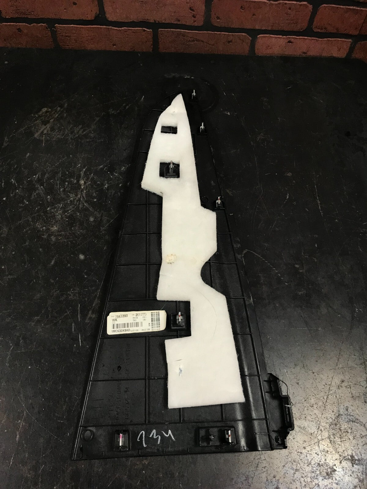 11-13 Jeep Grand Cherokee SRT Passenger RH Center Console Panel Trim 1mc63dx9ad