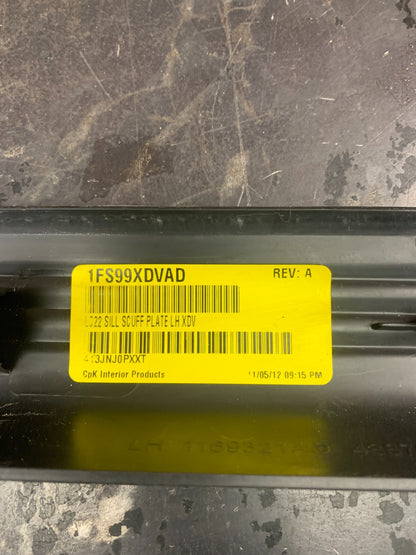 2008-2014 Dodge Challenger SRT Passenger LH Side Black Scuff Plate 1FS99XDVAD