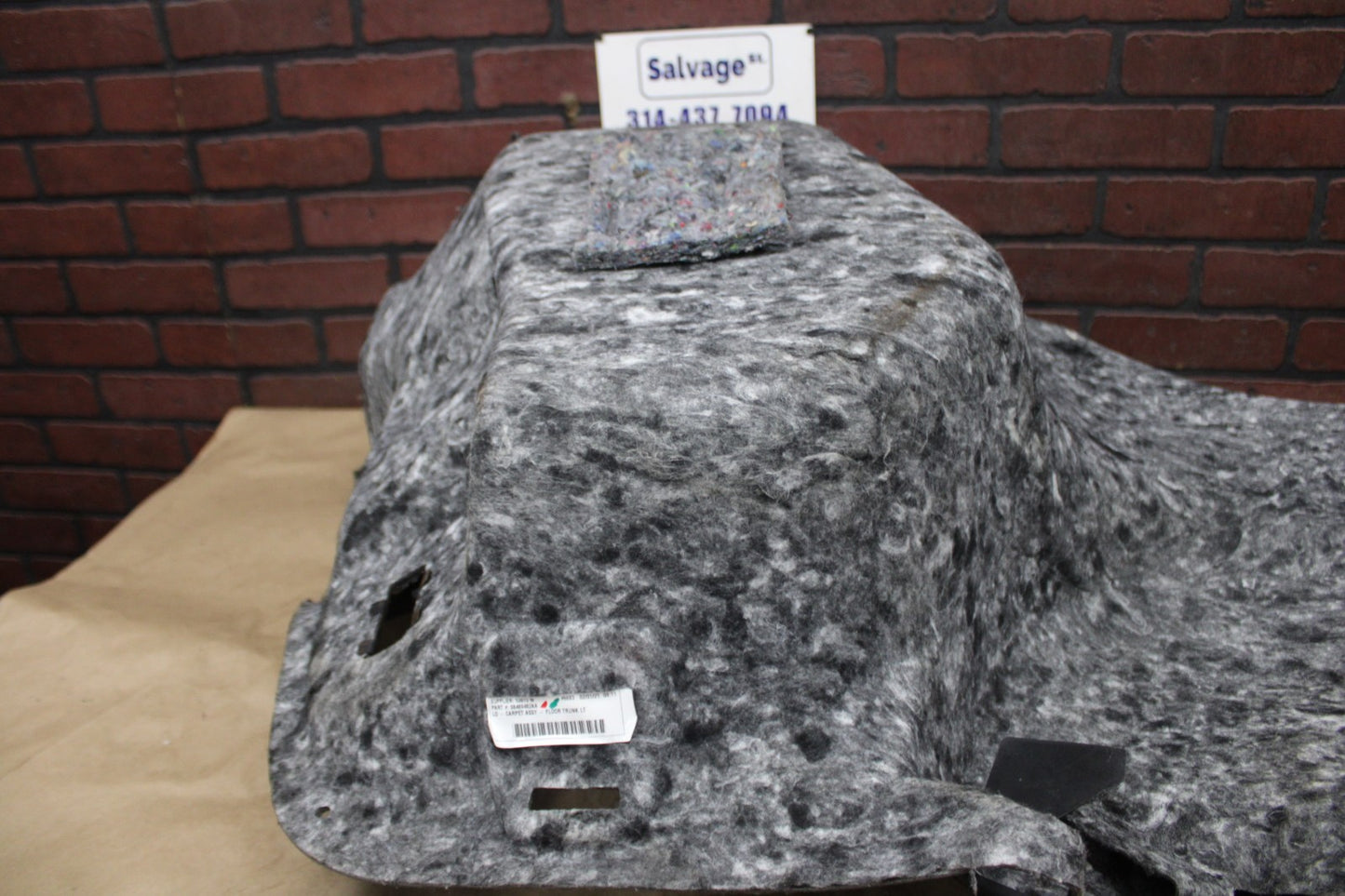 20-23 Charger Trunk Rear Luggage Compartment Driver LH Side Carpet 68489482AA