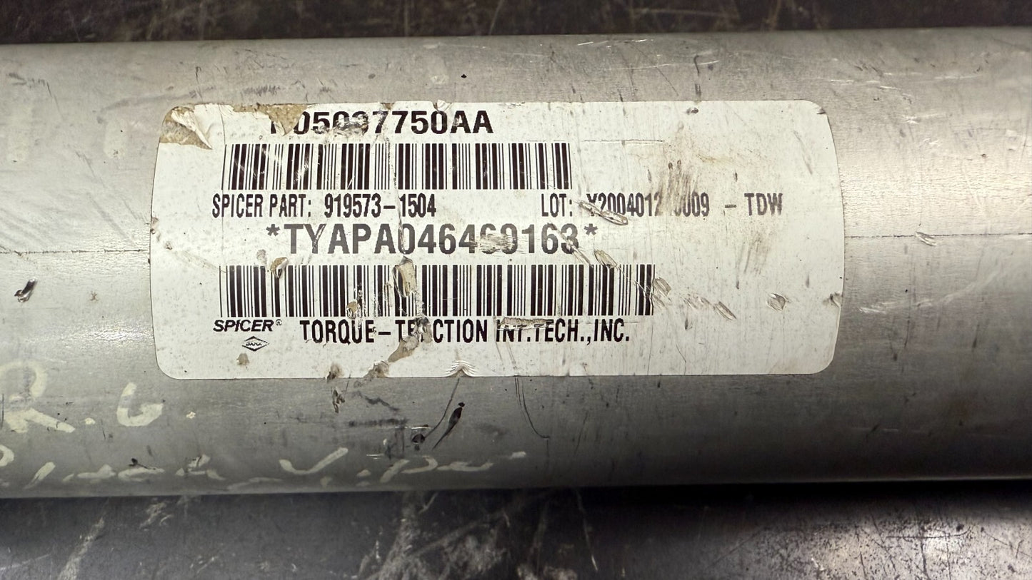 2003-2006 Gen 3 Dodge Viper SRT-10 Rear Drive Shaft Assembly 05037750aa