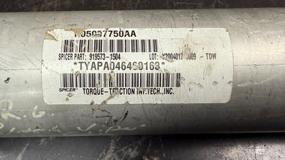 2003-2006 Gen 3 Dodge Viper SRT-10 Rear Drive Shaft Assembly 05037750aa
