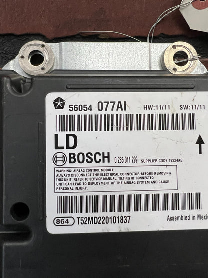 11-14 Charger Crash Deployment SRS Control Module Unit OEM Factory OEM