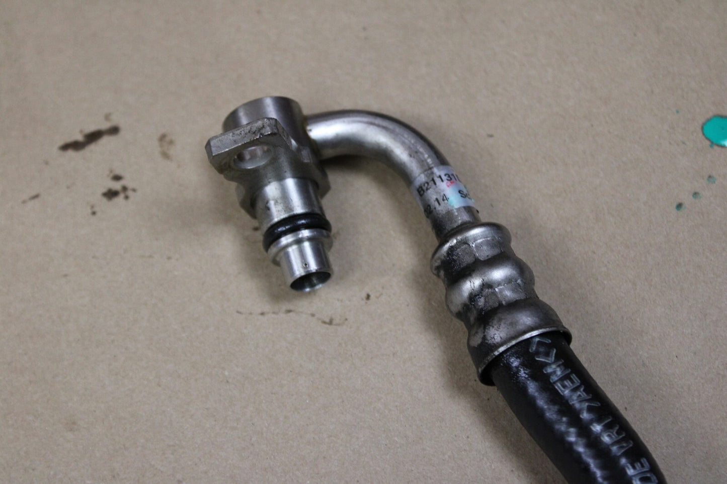 2012-2018 Audi S6/S7/S8 Transmission Trans Oil Pressure Feed Line Hose Set Pair