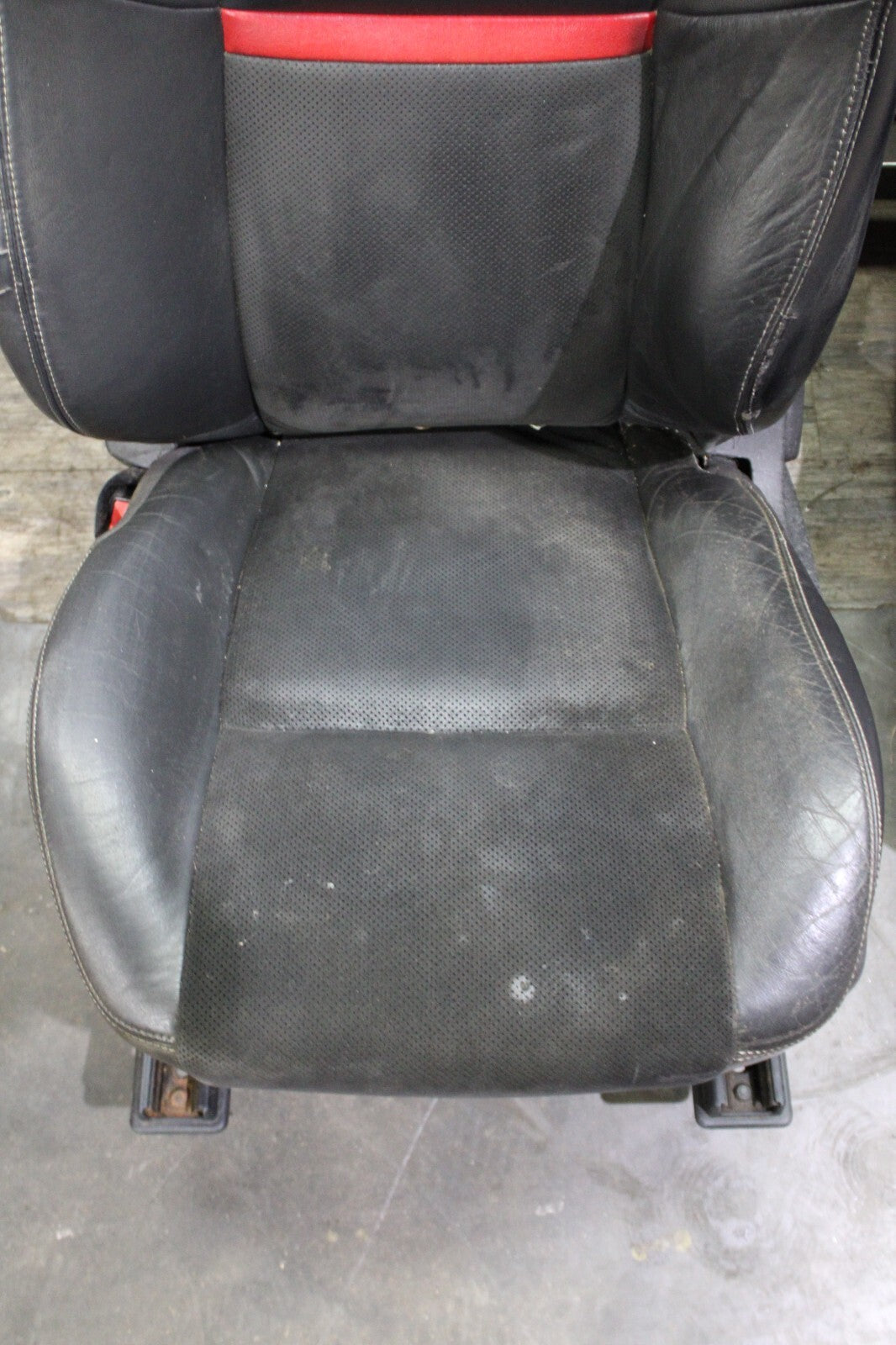 2008-2014 DODGE CHALLENGER SRT8 COMPLETE INTERIOR SEAT SET BLACK LEATHER SUEDE