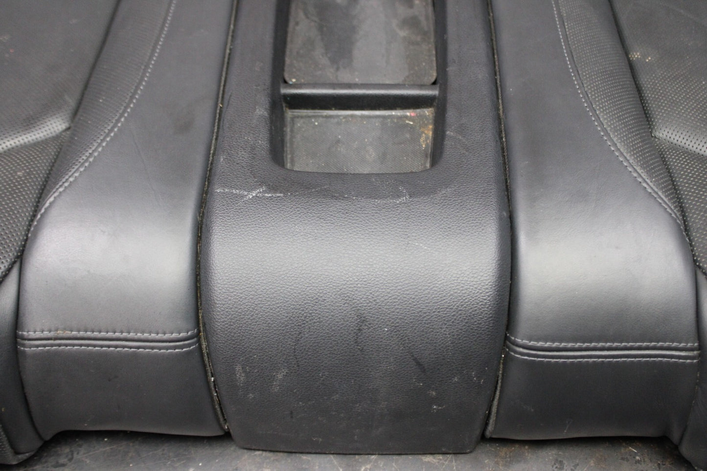 2012-2015 Audi S7 Rear Lower Bottom Seat Bench Black Leather 4g8 885 079