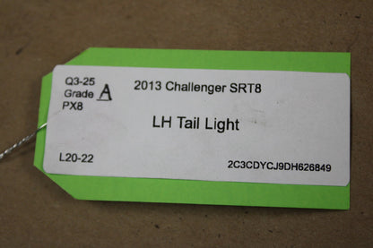 2008-2014 Dodge Challenger SRT8 Driver LH Left Side Tail Light Taillight OEM