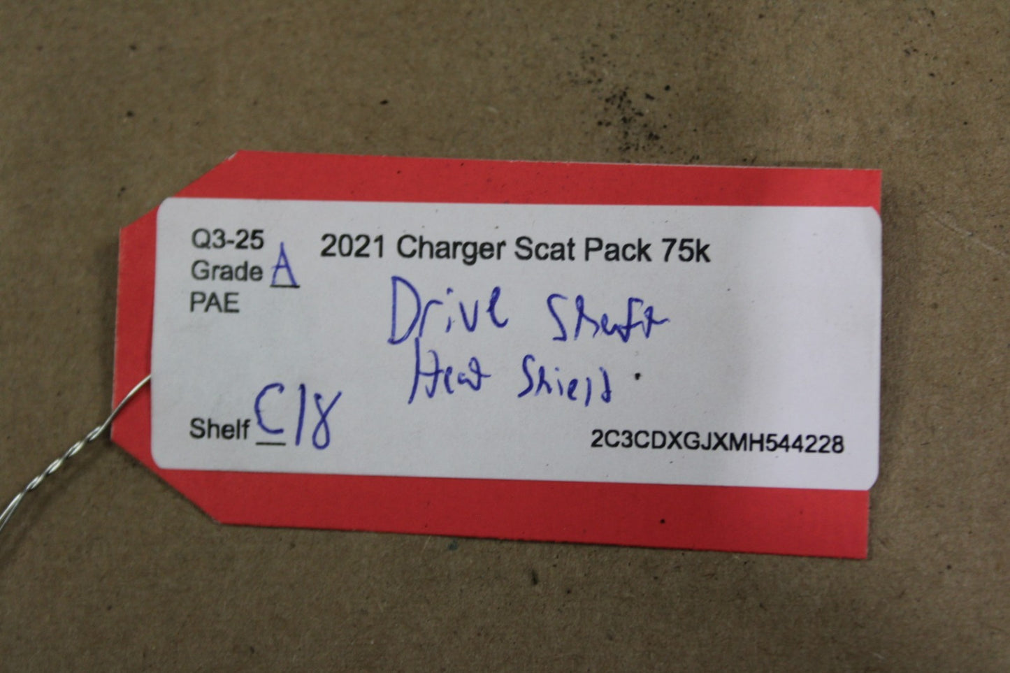 2015-2023 DODGE CHARGER 300 CENTER LEFT EXHAUST HEAT SHIELD PROTECTION COVER OEM