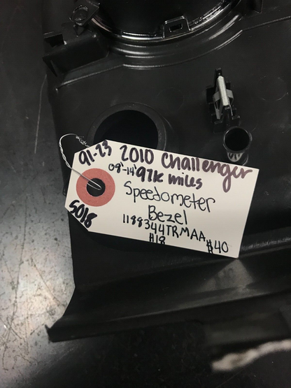 2008-2010 Dodge Challenger Instrument Cluster Speedometer Bezel 1188344TRMAA