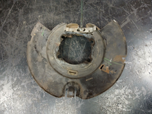 Dodge Passenger Right Side Spindle Knuckle Dust Splash Shield Cover Damaged